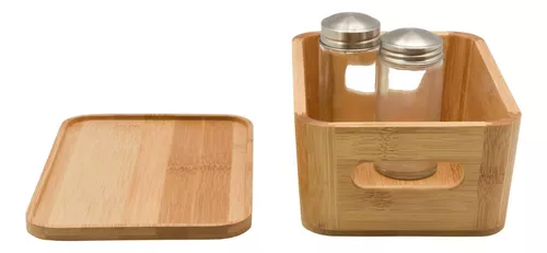 Caja Bambu + Accesorios para 1 botella
