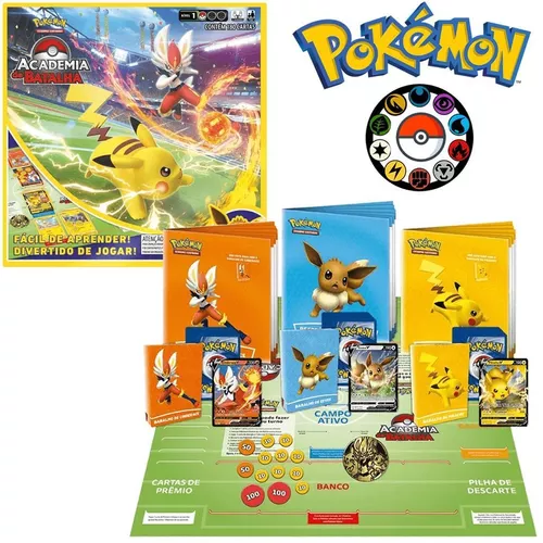 Pokémon Jogo De Cartas Academia De Batalha Tcg 180 Cartas