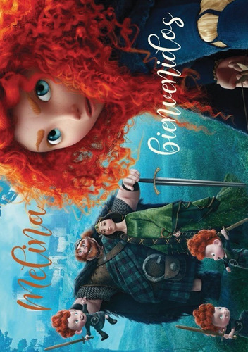 Kit Imprimible Merida Valiente Brave Princesa Disney W109