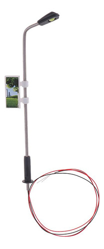 2 Ho Model Train Railroad Scenery Build Led Lamppost 1/200