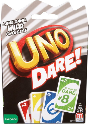 Uno Dare Juego De Cartas Con Desafios Retos En Ingles