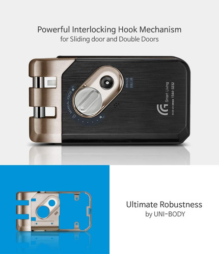 Gateman Assa Abloy G -touch Digital Vertibolt Rim Lock - Cue