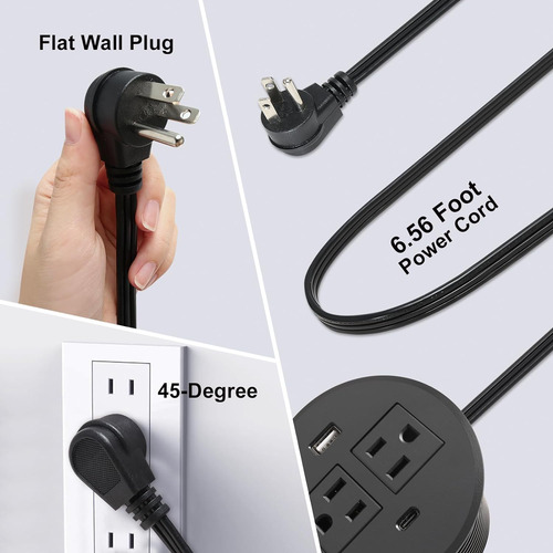 Tira De Alimentación De Computadora Ojales Usb C Total...