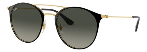 Lentes De Sol Rb3546 Round Shape 187/71 - Talle M Estándar Gris Degrade