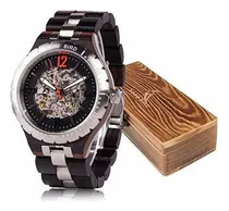 Comprar Relojes Mecanicos De Madera Para Hombre Relojes Impermeables