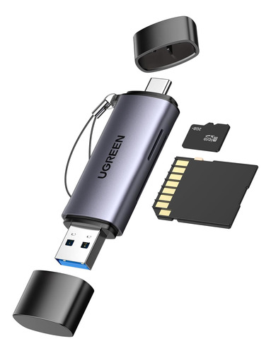 Lector De Tarjetas Sd Ugreen Usb Tipo C Adaptador De Tarjeta