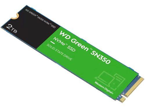 Imagen 3 de 3 de Ssd M.2 2tb Western Digital Pc Laptop Pcie Gen3 3200mb/s