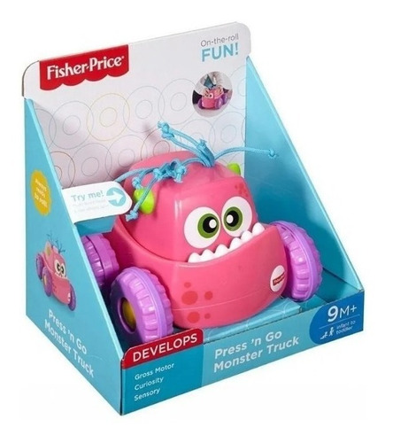 Monstruo Presiona Y Persigue Fisher Price