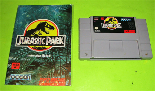 Jurassic Park Para Consola Super Nintendo Snes  (mr2023)
