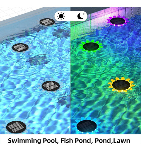 O Night Lights Solar Floating Pool Light Shape Pool