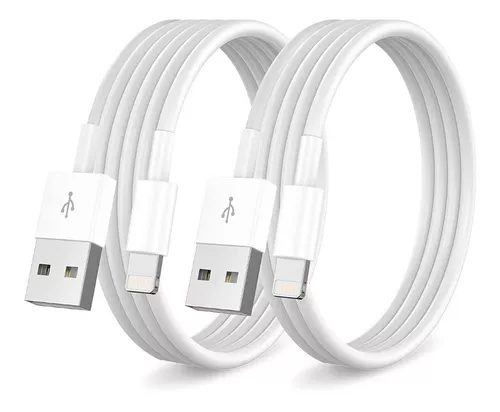 Cable iPhone iPad Carga Rapida 2.4 Amper Metalico 2 Mts Mata