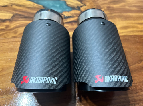 Puntas De Escape Fibra De Carbon Akrapovic Mate Remus Hks Negro