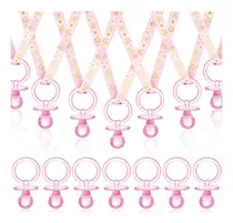 Comprar 24 Pcs Baby Shower Puppifiers Collar Acrílico Para Chupones 