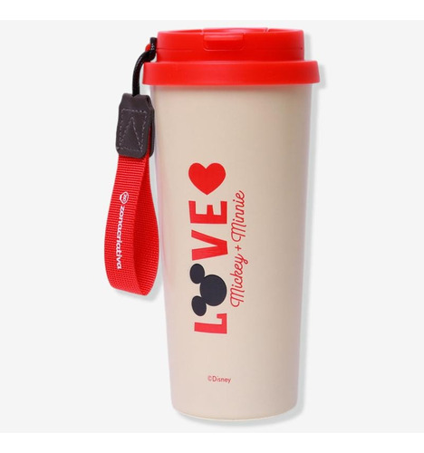 Copo Térmico Inox Mickey Minnie Namorados Presente Água Fofo
