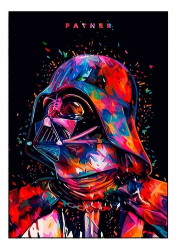 Pintura De Diamantes 5d Diy 40 X 60 Cm - Star Wars Darth Vad