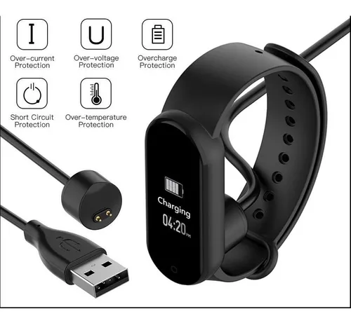 Cable Usb Cargador Para Xiaomi Mi Band 5 6 7 Magnetico