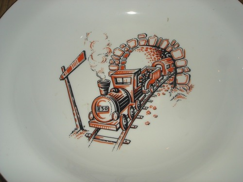 Plato De Porcelana Ginori Made In Italy De Tren C