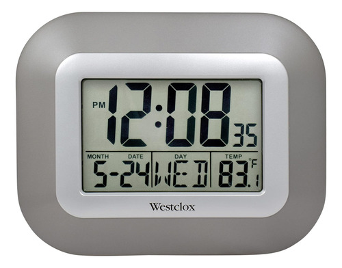 Reloj De Pared Digital Grande Funciona Pilas, Fecha De ...