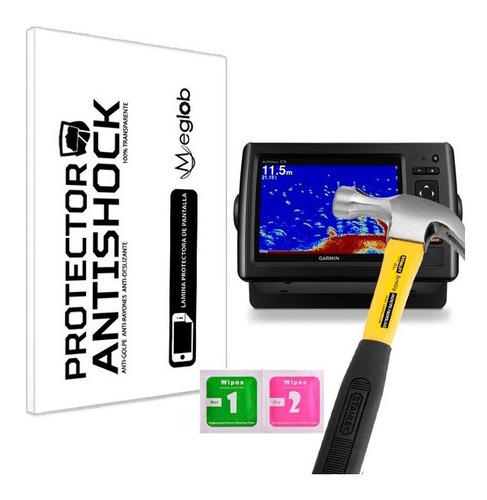 Protector De Pantalla Antishock Garmin Echomap Chirp 75cv