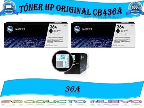 Tóner Negro Hp 36a Laser Jet (cb436a)