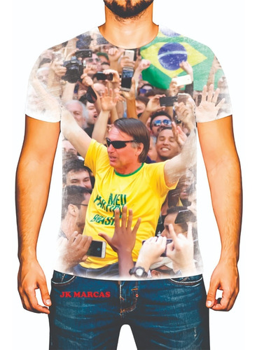 Camiseta Camisa Bolsonaro Presidente 22 Mito Brasil 2022 P26
