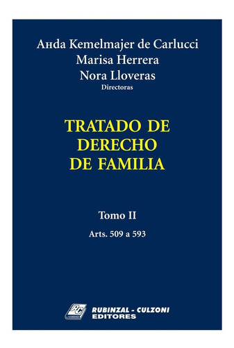 Tratado De Derecho De Familia. Tomo 2: Arts 509 A 593 - Keme