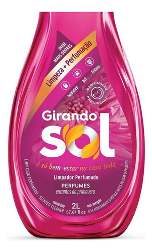 Limpador Perfumado Girando Sol Encantos De Primavera 2 L