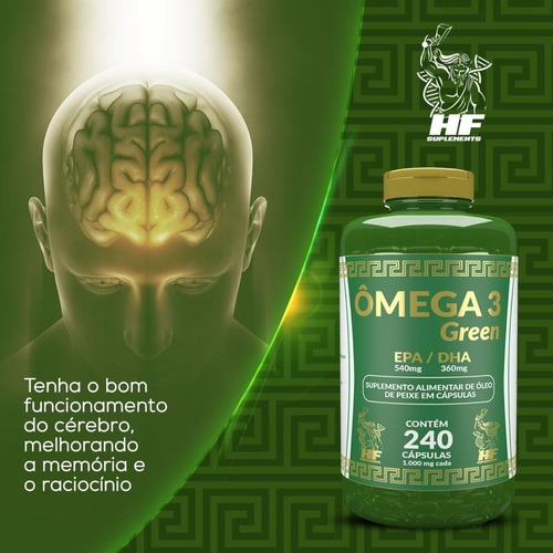 Imagem 5 de 6 de Ômega 3 1000mg 240 Capsulas Alto Teor Epa E Dha