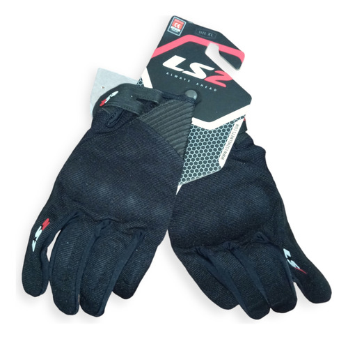 Guantes Ls2- Dart Ii C/ Protector Talla M 