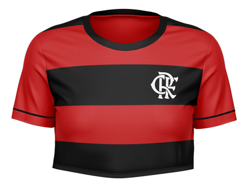 Cropeed Braziline Time Flamengo Feminino - Vermelho