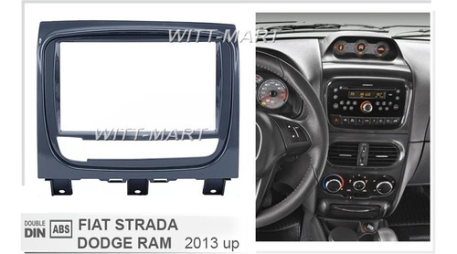 Adaptador Radio Bisel Fiat Strada Dodge Ram 700   7 PuLG
