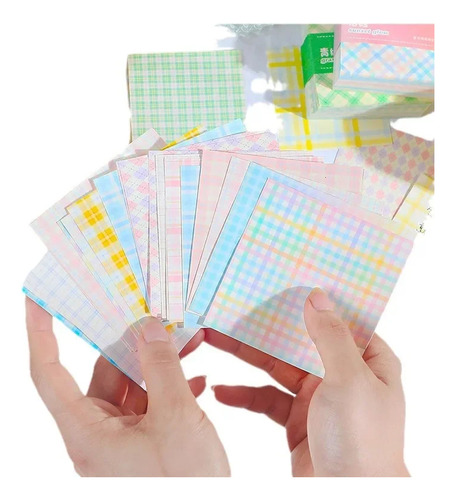 Notas Adhesivas A Cuadros Con Forma De Oso Kaba, 200 Páginas