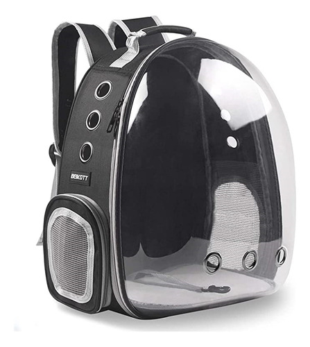 Mochila Para Llevar A Tu Gato Con Cápsula Transparente