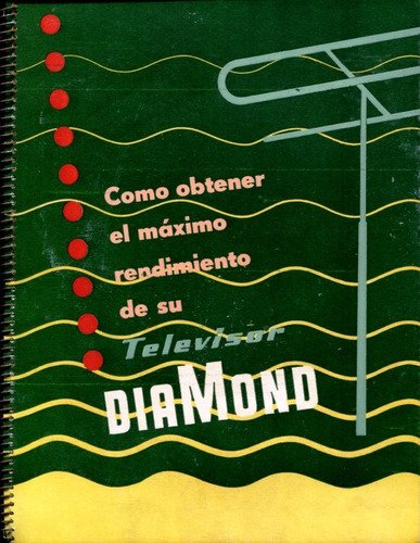 Publicidad Televisor Diamond, Folleto 1954