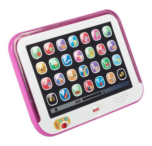 Tablet Bebé Juguete Fisher Price Ros Interactiva Aprendizaje Color Rosa
