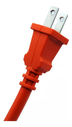 Extension Eléctrica De Uso Rudo Extencion Multicontactos Electricos 20 Metros 3 Contactos Aterrizados Color Naranja Calibre 16 Sjt 2x16 Awg 1.31 Mm2 60hz 60 Grados C, 13a