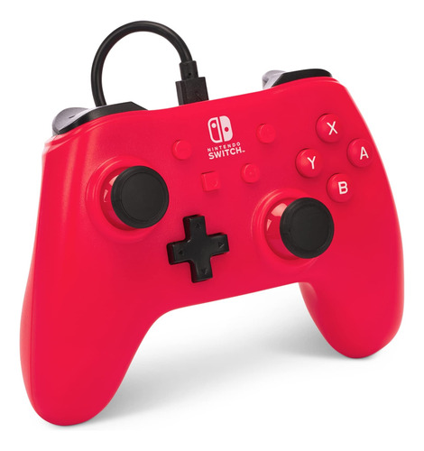 Joystick Nintendo Switch Power A Enhanced Raspberry Red Ade
