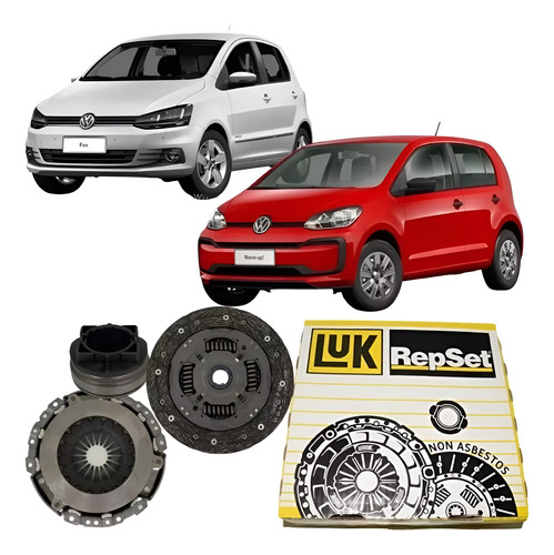 Kit Embreagem P/ Gol G7 Up Voyage 1.0 12v 3cil Original Luk