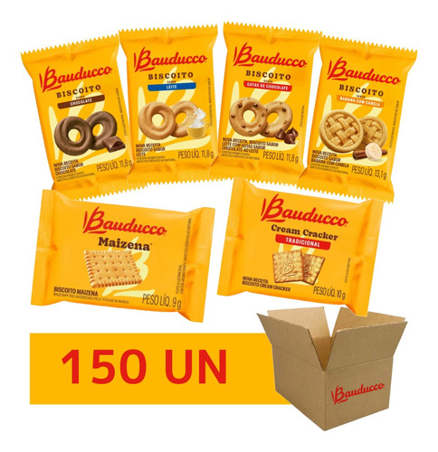Kit Biscoitos Bauducco Em Sache Todos Sabores 