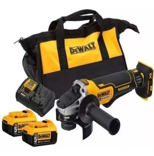 Amoladora Angular Inalambrica Dewalt Dcg413p2 20 Volt Dewalt Color Amarillo