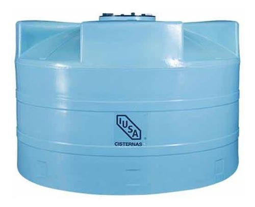 Tinaco para agua Iusa 369032 vertical polietileno 5000L celeste de 154 cm x 223 cm