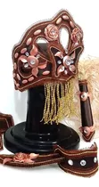 Comprar Paramenta De Orixá Iansã Cobre Coroa Ade Oya Marrom E Cobre