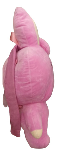 Mochila Backpack Peluche Bt21 Cooky Bts Jungkook 50cm Rosa Liso