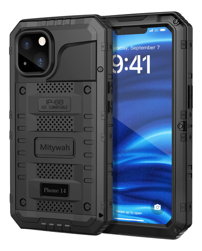 Mitywah Funda Impermeable Para iPhone 14, Resistente A Los G