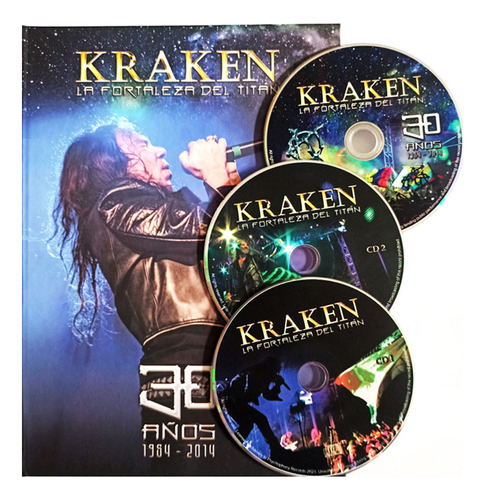 Kraken  30 Años La Fortaleza Del Titán (dvd+2 Cd´s)