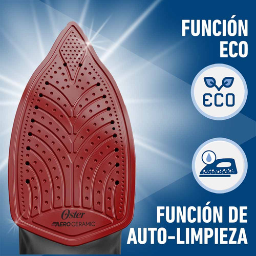 Plancha De Vapor Oster® Con Tecnología Aerocerámica Gcstac69 Color Gris