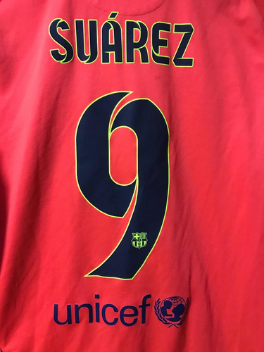 Camiseta Barcelona 2014-15 Luis Suarez Talle M 100% Original