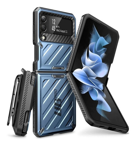 Case Supcase Para Galaxy Z Flip3 Protector 360° C/ Gancho Nv