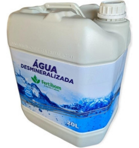 Água Desmineralizada Alta Pureza Fertibom 20 Litros