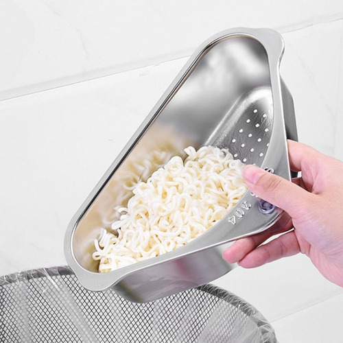 Triángulo Fregadero Cesta De Drenaje, Colector De Alimentos